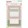 Crate Paper - Good Vibes Collection - Pom Pom Frames with Glitter Accents