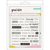 Crate Paper - Good Vibes Collection - Clear Acrylic Stamps