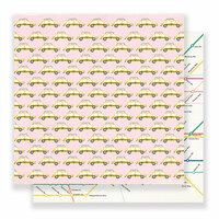 Crate Paper - Here & There Collection - 12 x 12 Double Sided Paper - Metropolitan