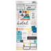 Crate Paper - Here & There Collection - Cardstock Stickers with Foil Accents