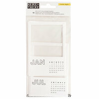 Crate Paper - Here & There Collection - Die Cut Calendar Pages