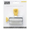 Crate Paper - Here & There Collection - Phrase Roller Stamp
