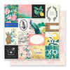 Crate Paper - Flourish Collection - 12 x 12 Double Sided Paper - Memorable