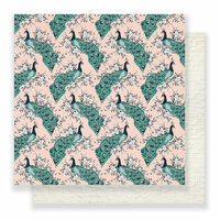 Crate Paper - Flourish Collection - 12 x 12 Double Sided Paper - Aviary