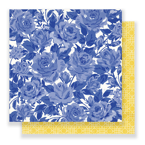 Crate Paper - Flourish Collection - 12 x 12 Double Sided Paper - Poetic