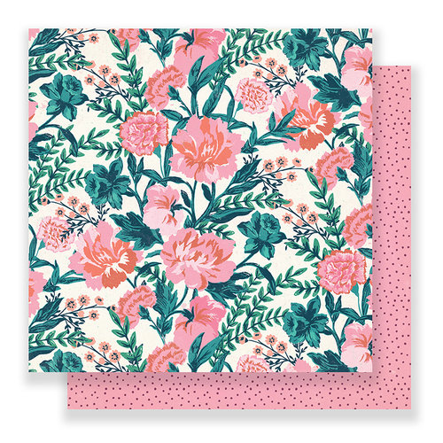 Crate Paper - Flourish Collection - 12 x 12 Double Sided Paper - Fragrant