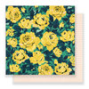 Crate Paper - Flourish Collection - 12 x 12 Double Sided Paper - Grandiflora