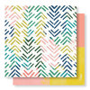 Crate Paper - Wild Heart Collection - 12 x 12 Double Sided Paper - Electric