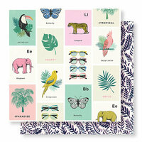 Crate Paper - Wild Heart Collection - 12 x 12 Double Sided Paper - Animal