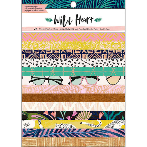 Crate Paper - Wild Heart Collection - 6 x 8 Paper Pad with Foil Accents