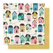 Crate Paper - Willow Lane Collection - 12 x 12 Double Sided Paper - Cottage
