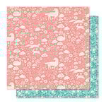 Crate Paper - Willow Lane Collection - 12 x 12 Double Sided Paper - Meadow
