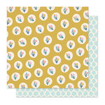 Crate Paper - Willow Lane Collection - 12 x 12 Double Sided Paper - Violet