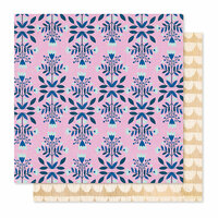 Crate Paper - Willow Lane Collection - 12 x 12 Double Sided Paper - Flowerpatch