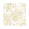 Crate Paper - Willow Lane Collection - 12 x 12 Vellum Paper with Foil Accents - Golden