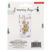 Crate Paper - Merry Days Collection - Christmas - Hanging Stars with Glitter Accents