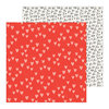 Crate Paper - La La Love Collection - 12 x 12 Double Sided Paper - Heart You