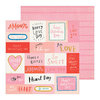 Crate Paper - La La Love Collection - 12 x 12 Double Sided Paper - Like You