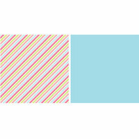 American Crafts - Spring and Summer Collection - 12x12 Double Sided Paper - Serviette, CLEARANCE