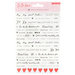 Crate Paper - La La Love Collection - Cardstock Stickers - Phrases