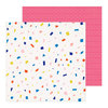Crate Paper - Hooray Collection - 12 x 12 Double Sided Paper - Confetti