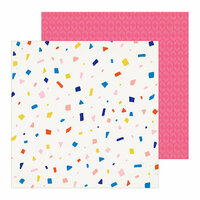 Crate Paper - Hooray Collection - 12 x 12 Double Sided Paper - Confetti