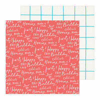 Crate Paper - Hooray Collection - 12 x 12 Double Sided Paper - Cheers