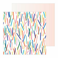 Crate Paper - Hooray Collection - 12 x 12 Double Sided Paper with Holographic Foil Accents - Big Wish