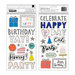 Crate Paper - Hooray Collection - Thickers - Printed Foam - Glitter - Celebrate