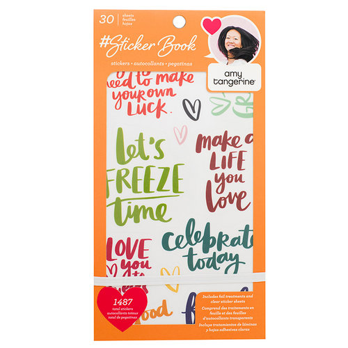 Amy Tangerine - Sticker Book with Foil Accents - Amy Tan