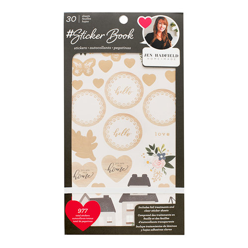 American Crafts - Sticker Book with Foil Accents - Jen Hadfield