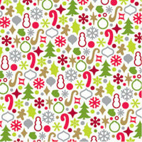 American Crafts - Christmas Collection - 12x12 Paper - New Old-Fashioned Way