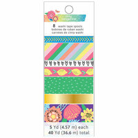 American Crafts - Sunshine and Good Times Collection - Washi Tape with Foil Accents