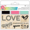American Crafts - Sunshine and Good Times Collection - Wood Stamp Pad Set