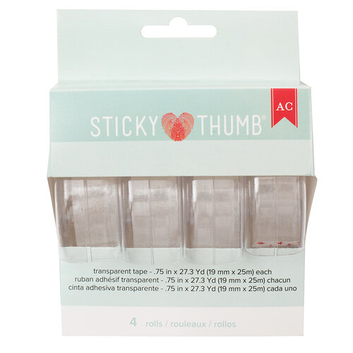 American Crafts - Adhesives - Sticky Thumb - Clear Tape