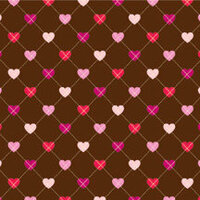 American Crafts - Romance Collection - 12x12 Paper - Love Triangle