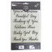 Kelly Creates - Clear Acrylic Stamps - Traceable - Sentiment