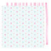 American Crafts - Stay Colorful Collection - 12 x 12 Double Sided Paper - Sweetness