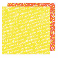 American Crafts - Stay Colorful Collection - 12 x 12 Double Sided Paper - Psychedelic