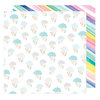 American Crafts - Stay Colorful Collection - 12 x 12 Double Sided Paper - Awesome Possum