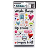 American Crafts - Field Notes Collection - Puffy Sticker Sheet