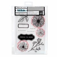 American Crafts - Field Notes Collection - Dies and Clear Acrylic Stamps - Shine