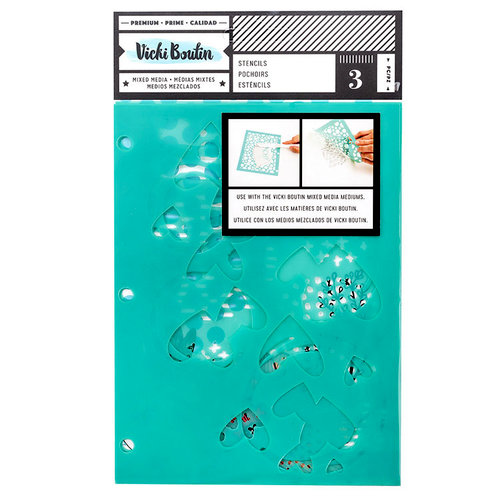American Crafts - Field Notes Collection - Stencils - Ink Spill