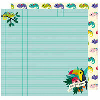 American Crafts - Box of Crayons Collection - 12 x 12 Double Sided Paper - All Change
