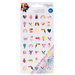 American Crafts - Box of Crayons Collection - Mini Puffy Stickers