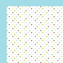 American Crafts - Baby Collection - 12 x 12 Double Sided Paper - Twinkle Twinkle