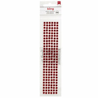 American Crafts - Bling Stickers - Rhinestones - Red