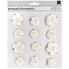 American Crafts - Paper Flowers - White