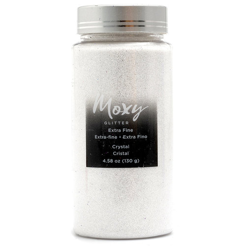 American Crafts - Moxy Glitter - Extra Fine - Crystal - 5 Ounces