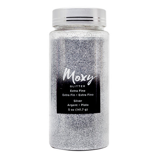 American Crafts - Moxy Glitter - Extra Fine - Silver - 5 Ounces